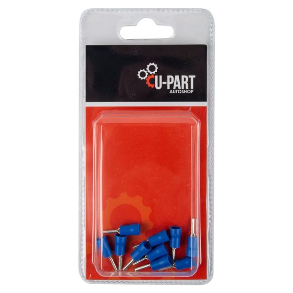 U-Part Terminal Blue Pin Lug - LP25000 - 1.5mm-2mm - Bulk Pack of 12