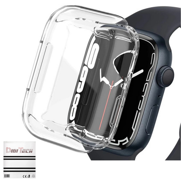 WatchGuard Soft Transparent Gel Case - 45mm for Apple Watch Series 7/8