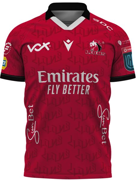 Macron Junior LIONS URC Jersey 2024 Home Supporters Jersey
