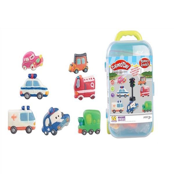 Clay Play On The Go Build a Car