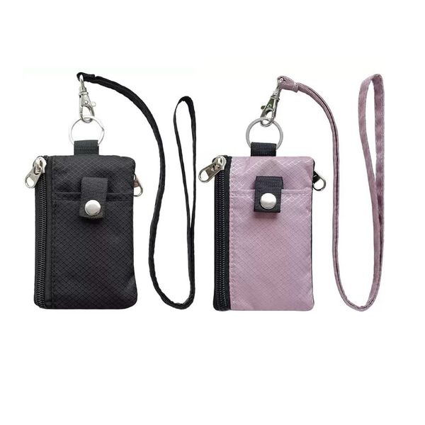 RFID Anti-Theft Wallet with Lanyard &amp; Keychain - Travel Essential