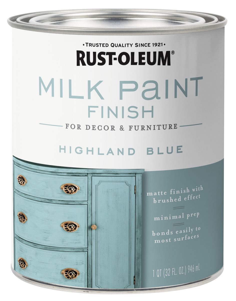 Rust-Oleum Milk Paint Highland Blue 946ml