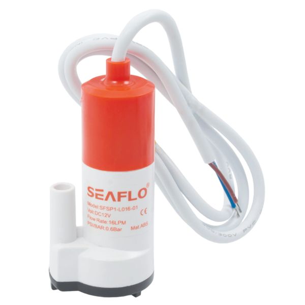 Seaflo 12 Volt Submersible Boat Pump (16 Litres per Minute/4 Amp 0.6 Bar)