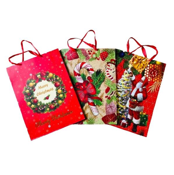 Jumbo Christmas Gift Bag 41cm x 30cm (Set of 3)