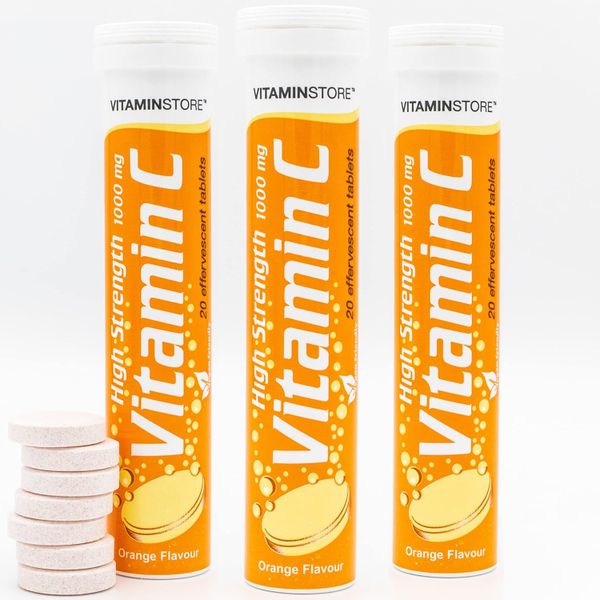 Vitamin Store Vitamin C 1000mg Effervescent Tablets - 60s (2 Month Supply)