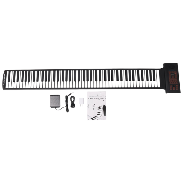 Keyboard Piano Roll Up 88 Keys Electronic with Battery for Kid Gift