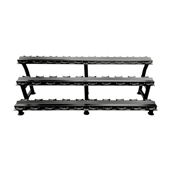 AFRI101 Heavy Duty 3-Tier Dumbbell Rack - 15 Pairs