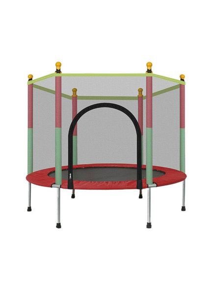 4.5Ft. Kids Trampoline with Safety Net - Red
