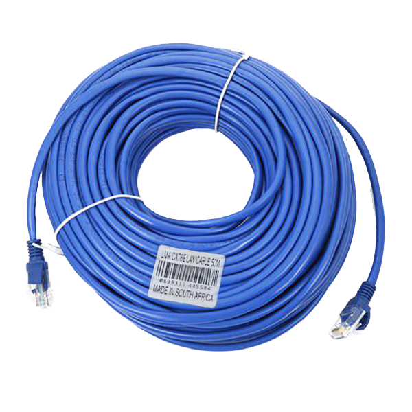 LMA Cat 6e Network Cable - Patented High Speed Ethernet Cable 50M - Blue