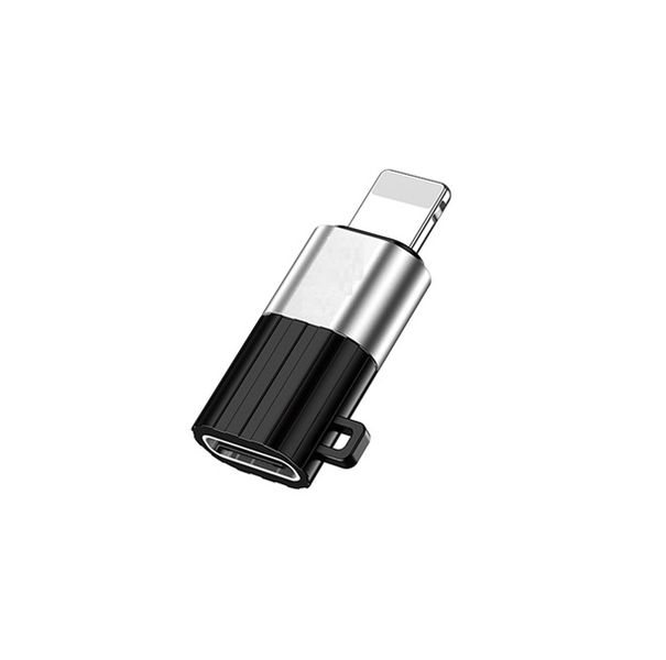 Lightning male to USB-C female USB 2.0 adapter