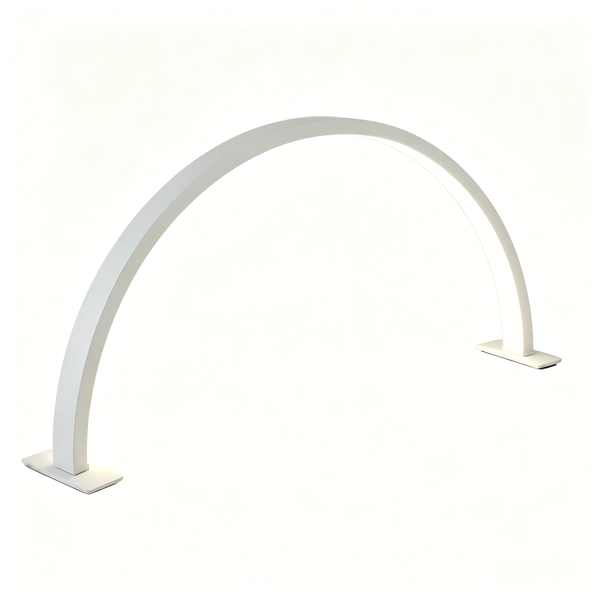 55x30cm Half Moon LED Nail Lamp 3 Color Dimmable Light for Beauty Salon