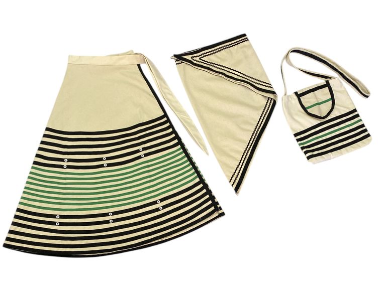African/Traditional Wrap Skirt Set
