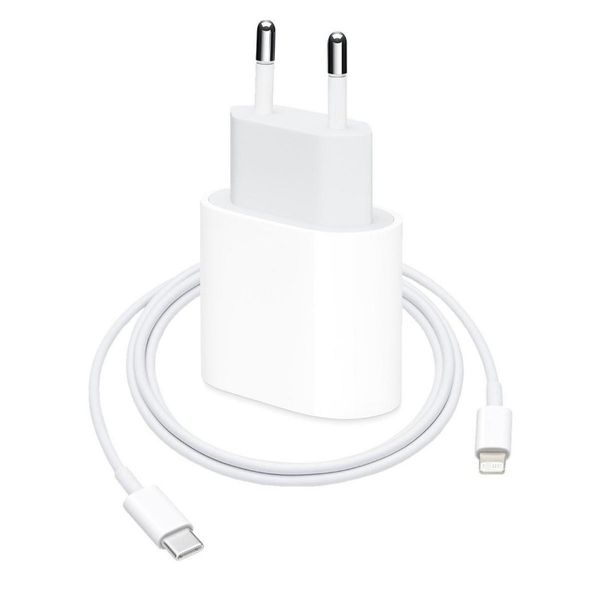 PD 20W Fast Charger with Cable Compatible with iPhone 14-11/XR/XS/SE