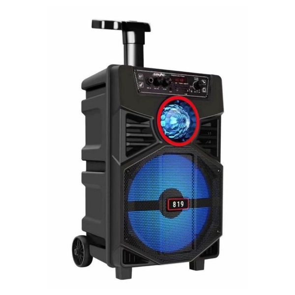 MS JT820 15W 8-inch woofer + coil treble 3.7V/ 1500mAh Speaker Trolley