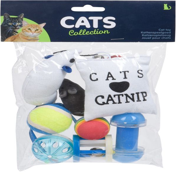 Cats Collection - Viarity of entertainment toys - Blue