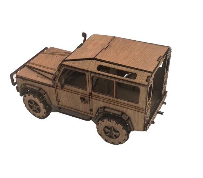 Land Rover Vehicle 3D Puzzle 3D Model Wooden Everything Laser car kit
