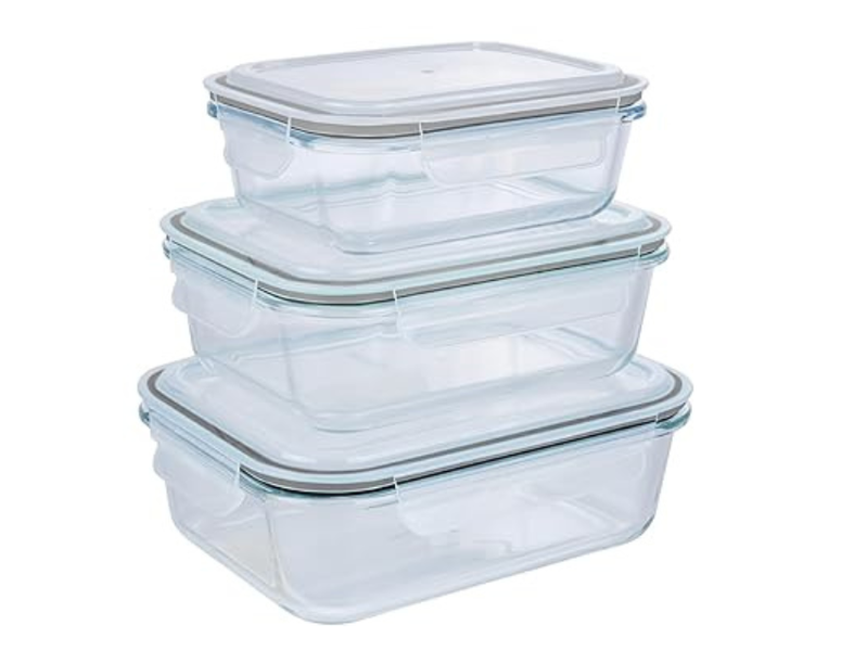 Borosilicate Glass Dansup Food Storage Container - 3 Piece
