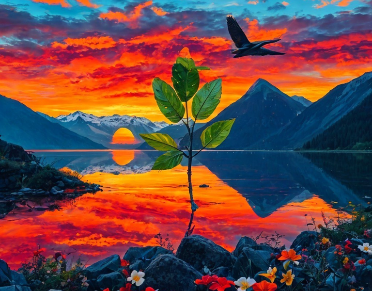 Canvas Home Decor Wall Art - Vibrant Palette