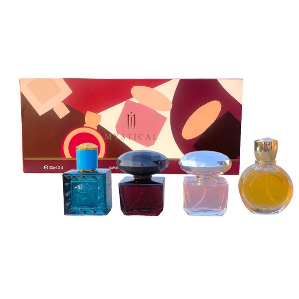 Mystical Luxury Womens 30ml 4 Pack Perfume Gift Set - Eau De Parfum