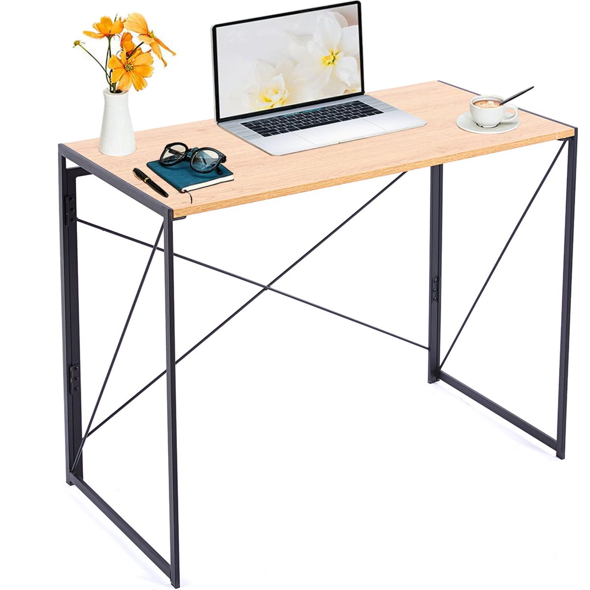 Computer Desk Folding Student Desk Table Work Office Workstation
