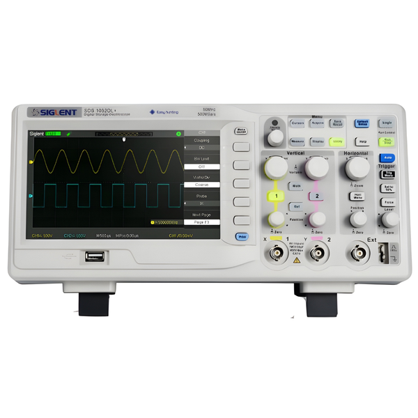 SDS1052DL+ Siglent 50MHz 2CH Digital Oscilloscope 500MSa/s 7" TFT
