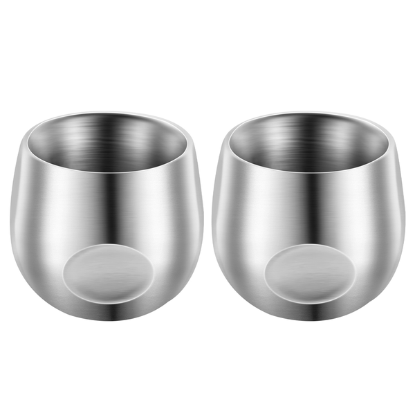 150Ml Double Wall Insulated Small Cup for Outdoor Picnics Party 2Piece