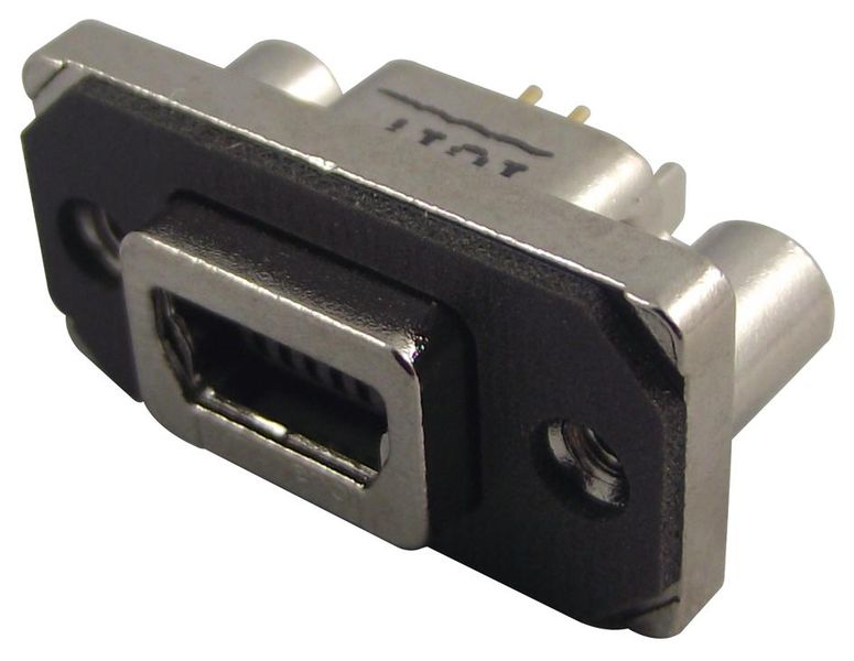 Amphenol Communications (MUSBB55104) USB Connector, Mini USB Type B