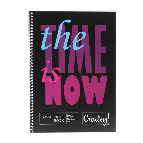 Croxley Wiro Note Book Ruled 100 pages JD127 (pack of 2)