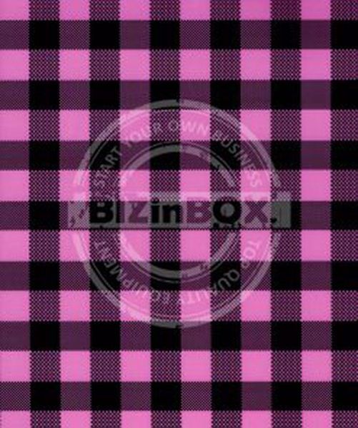 Heat Transfer Vinyl For Apparel - Pattern - Pink Plaid
