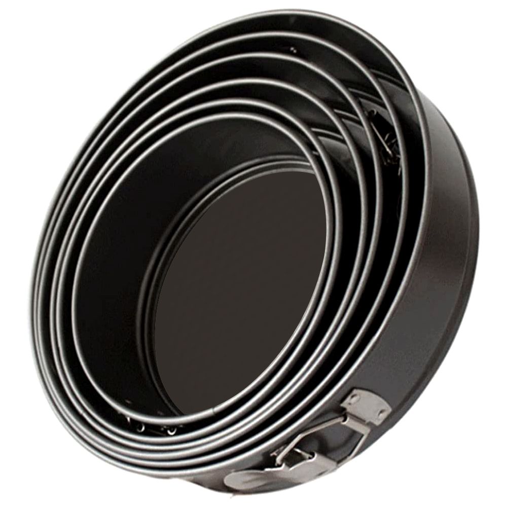 Dream Home Premium Non-Stick Round Cake Pans with Removable Bottom