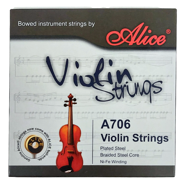Alice Professional Nickel Wound Violin String Set