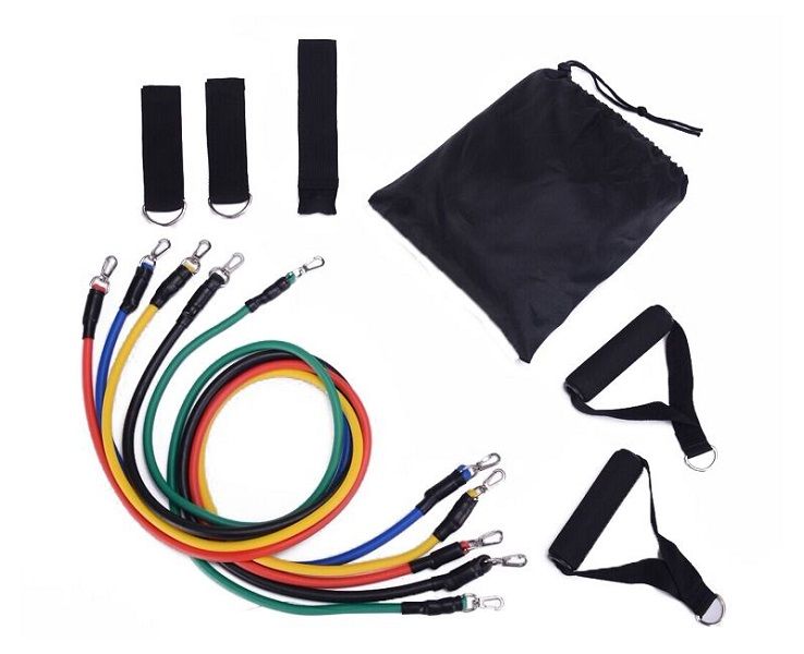 Exercising Bands for Fitness Weights Work out at Home Kit
