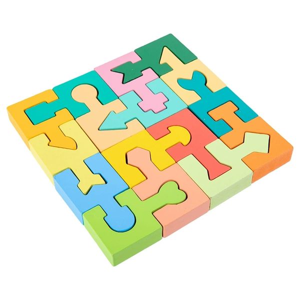 Shape Cognitive Matching Building Blocks Toy Puzzle