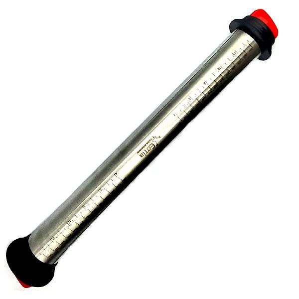 Adjustable Stainless Steel Rolling Pin with Thickness Rings
