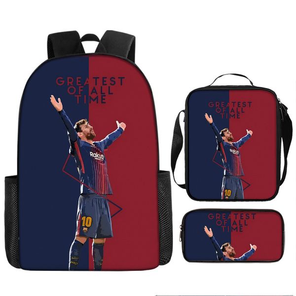 3-Piece Kids School Set - Backpack, Lunch Box, Pencil Case Dandy's World