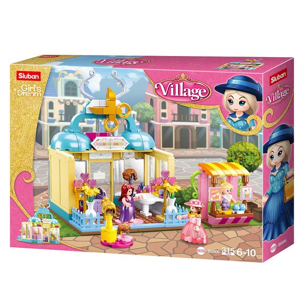 Sluban Building Set: Village Salon - 315 Pieces