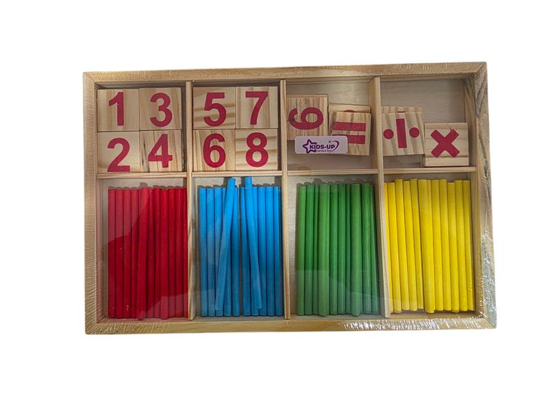 Kids-Up Mathematics Educational Wooden Toy Learning Set Counting