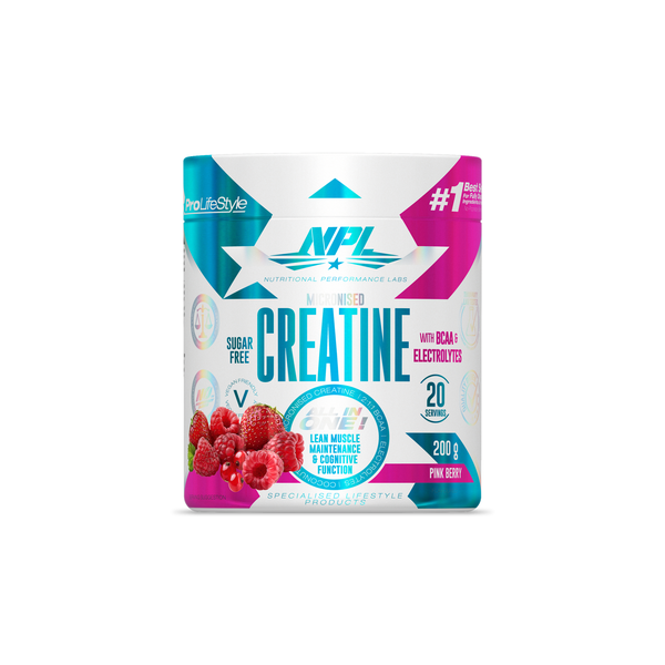 NPL Creatine + BCAA &amp; Electrolytes 200g - Pink Berry