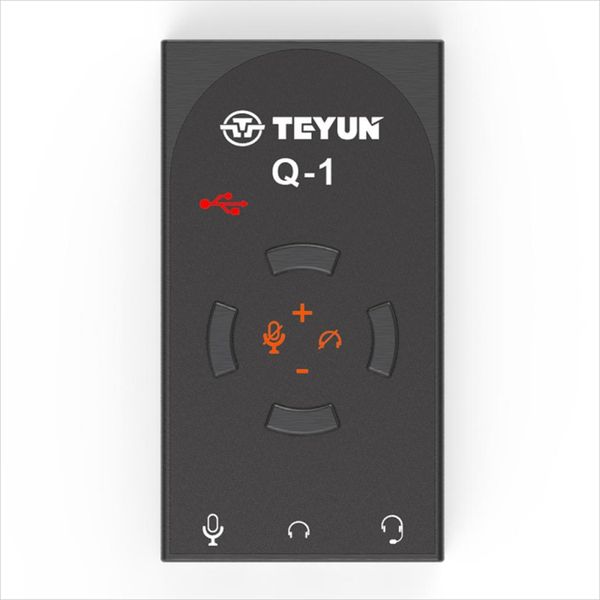 Teyun Q1 Game Sound Card Usb7.1 Audio 3.5Mm Mic Adapter Soundcard