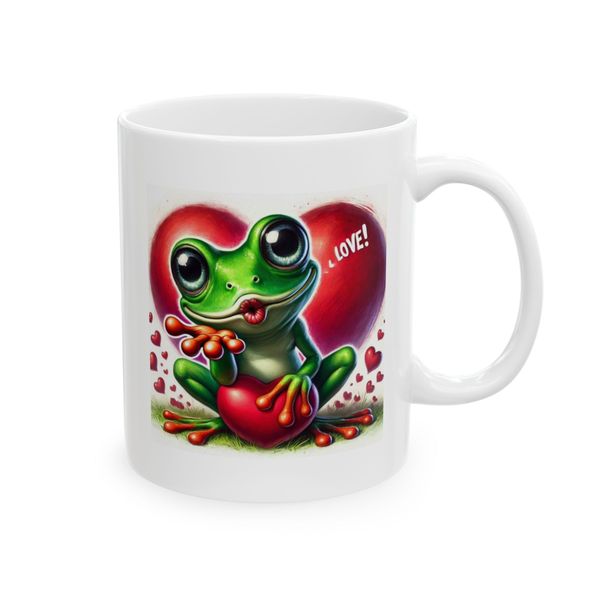 Love and Kisses Frog - Mug