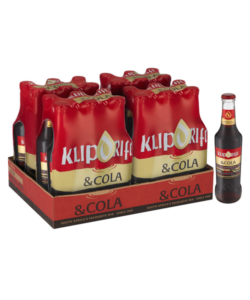 Klipdrift &amp; Cola Case 24 x 275ml