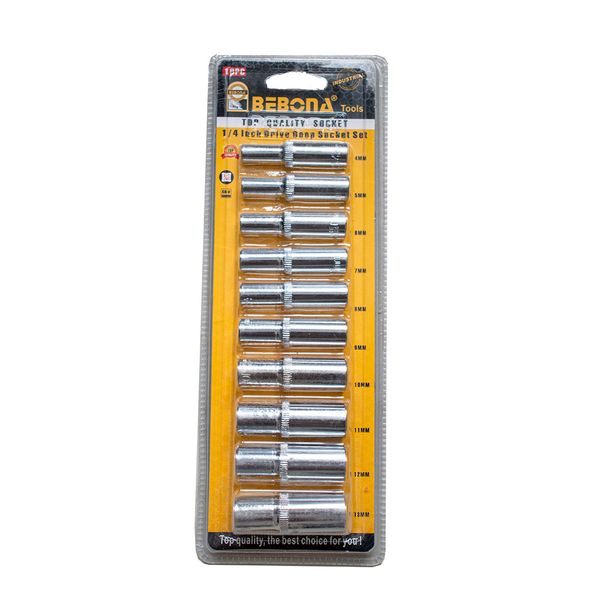 Bebona 1/4" Drive Deep Socket Set