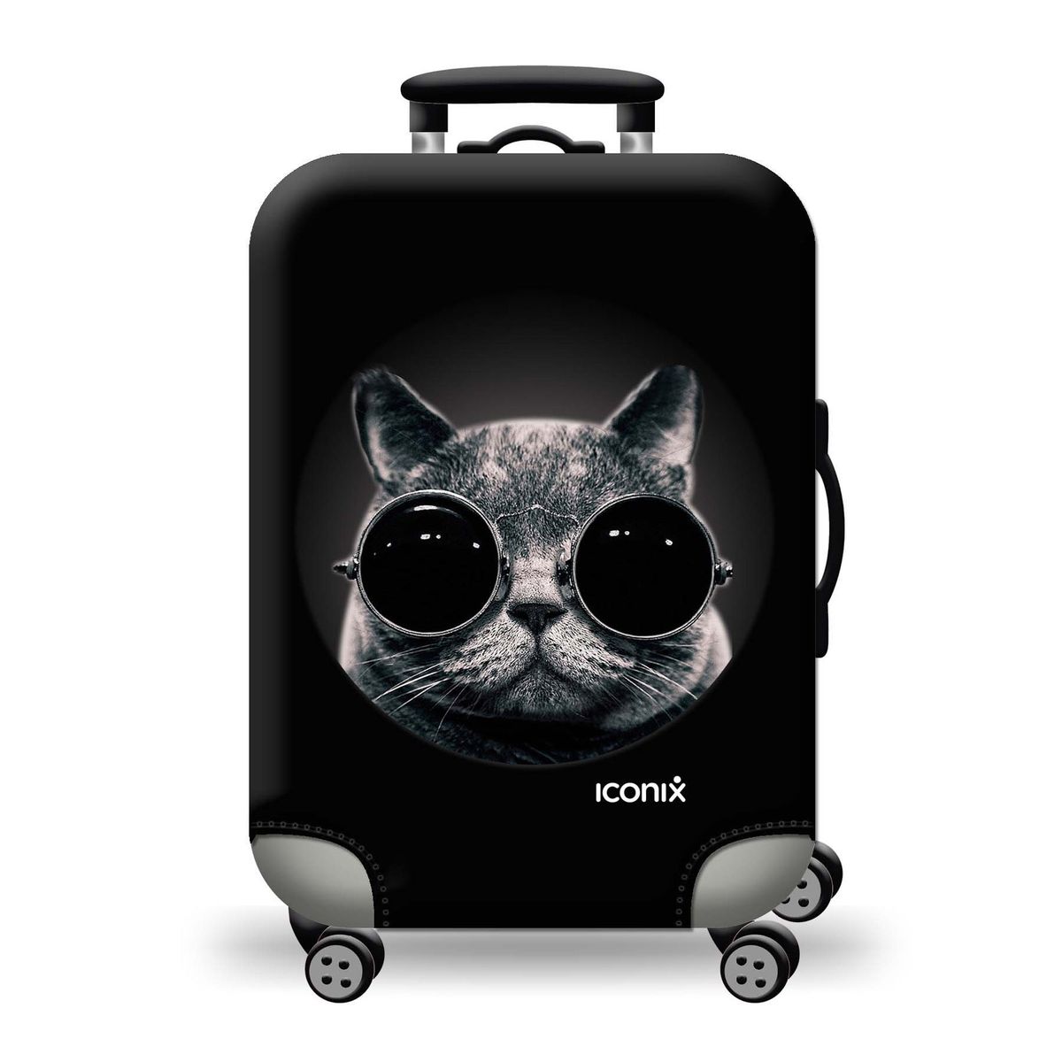 Iconix Printed Luggage Protector - Funky Feline