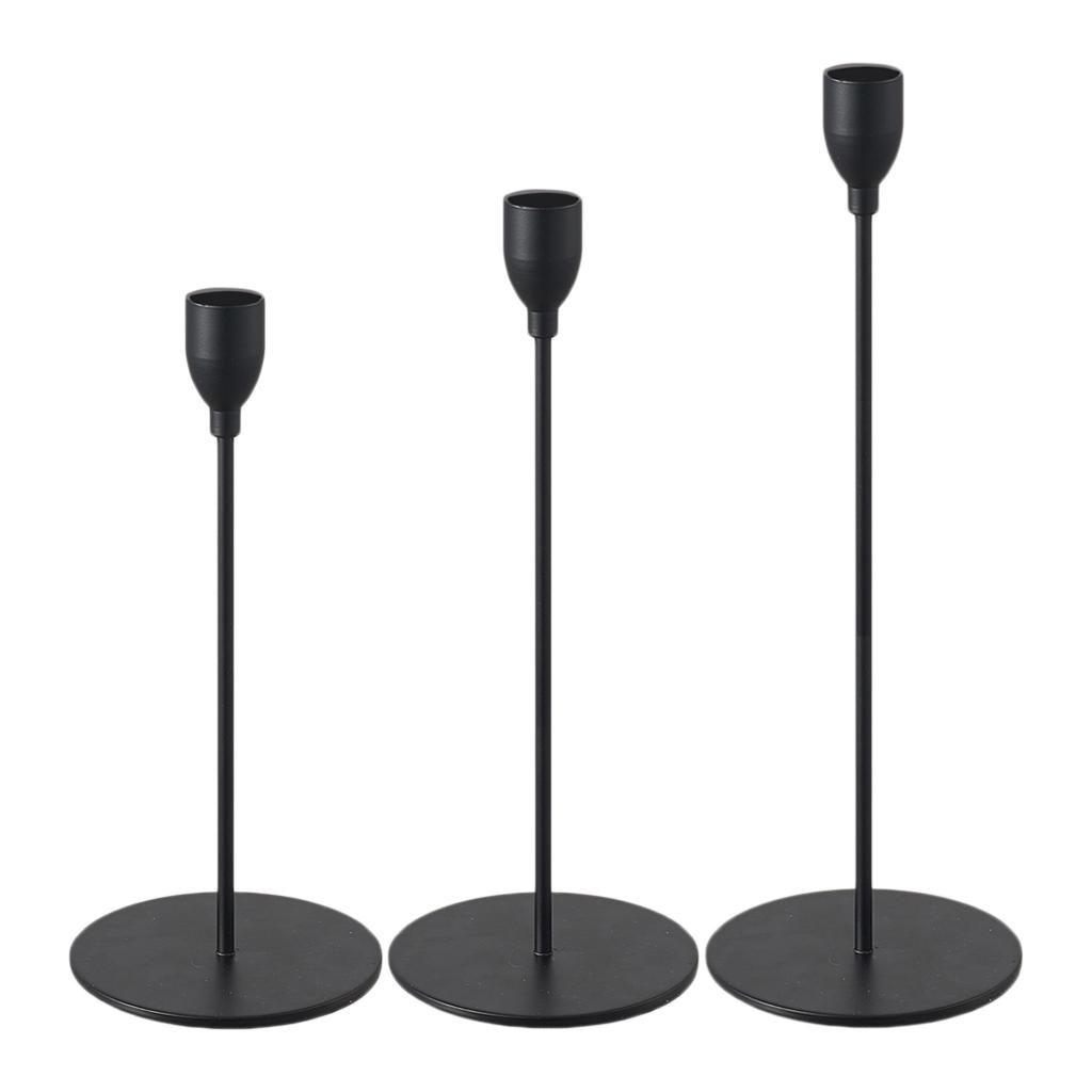 3 Piece Black Candle Holders Shop Today. Get it Tomorrow!