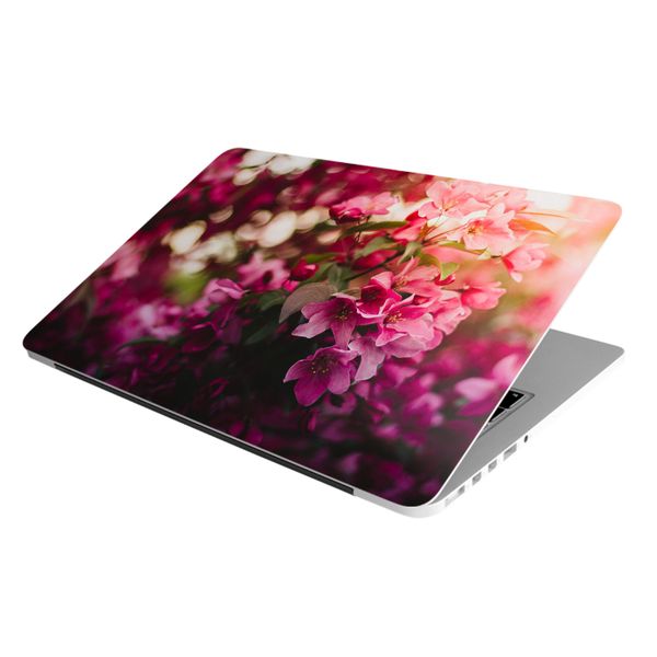Laptop Skin/Sticker - Dark Pink Flower