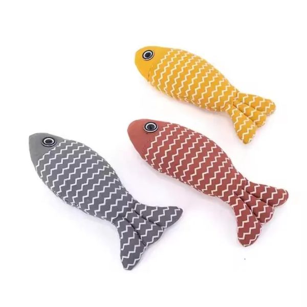 Kitty Suppies, Cats Colorful Fish Plush Cats Toy Kitten Toy 3