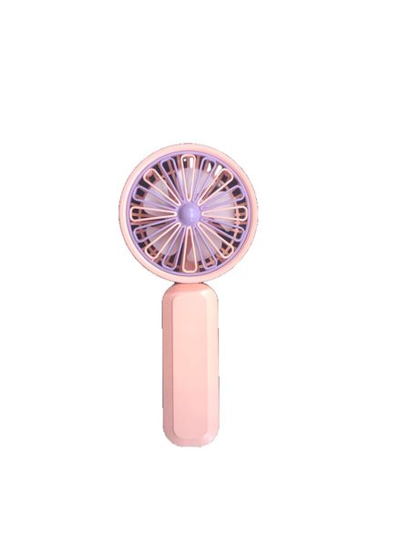 Portable Foldable Handheld Desktop Standing USB Rechargeable Fan Light