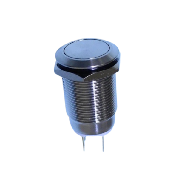 AVP19F-L3S - 19mm Latching Push Button, 1NO-1NC, 5A 250VAC, IP67