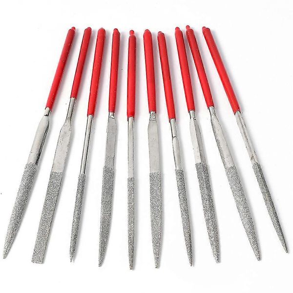 10Pcs Guitar Files Kit - Nut/Saddle Grinding