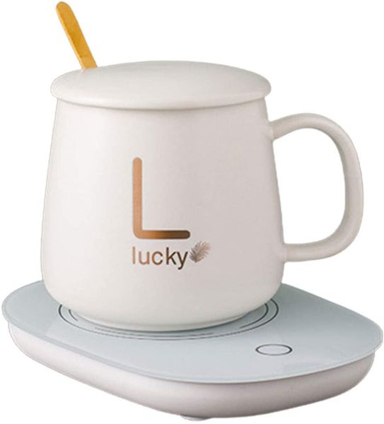 Temperature Control Mug With Smart Heating Coaster And A Keyholder